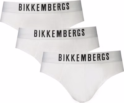 White Polyester Men's Underwear Slip