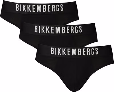 Black Polyester Men's Underwear