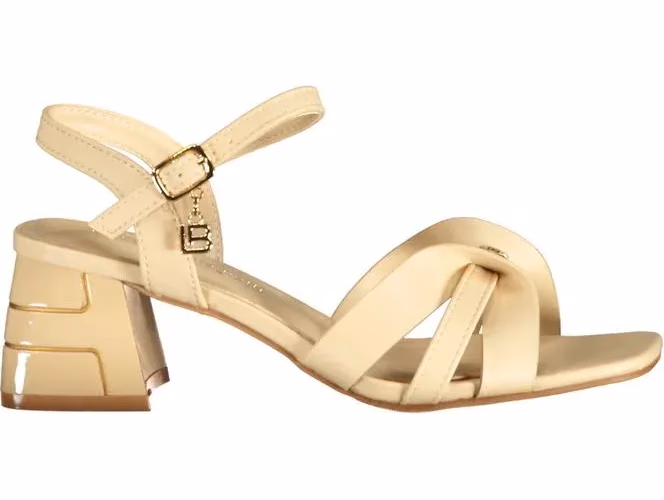 Laura Biagiotti Beige Polyurethane Women's Sandal