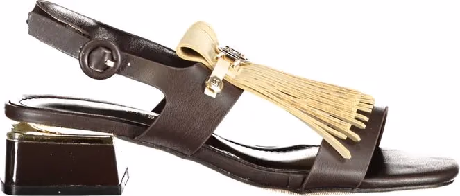 Laura Biagiotti Brown Polyurethane Women's Sandal