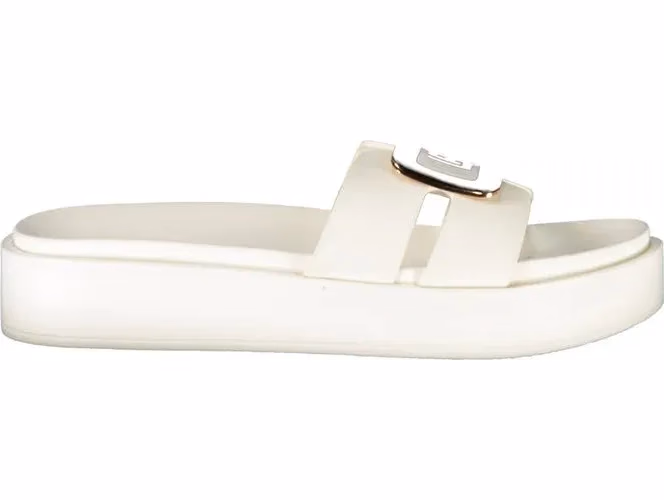 Laura Biagiotti Bianco Polyurethane Womens Sandal