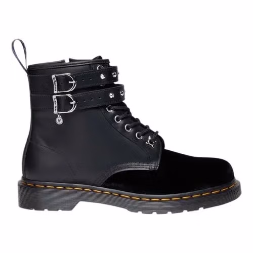 Dr. Martens Black Leather Lace-Up Boots
