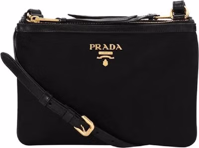 Black Nylon Crossbody Bag