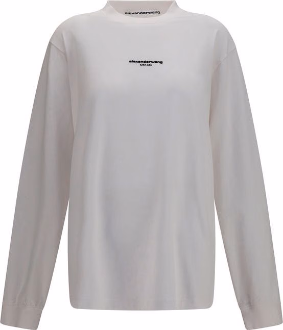 Alexander Wang White Cotton T-Shirt