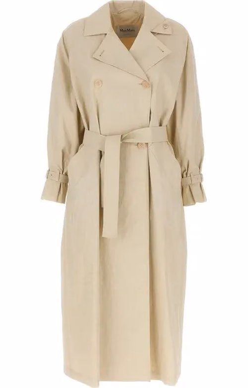 Max Mara Beige Cotton Coat