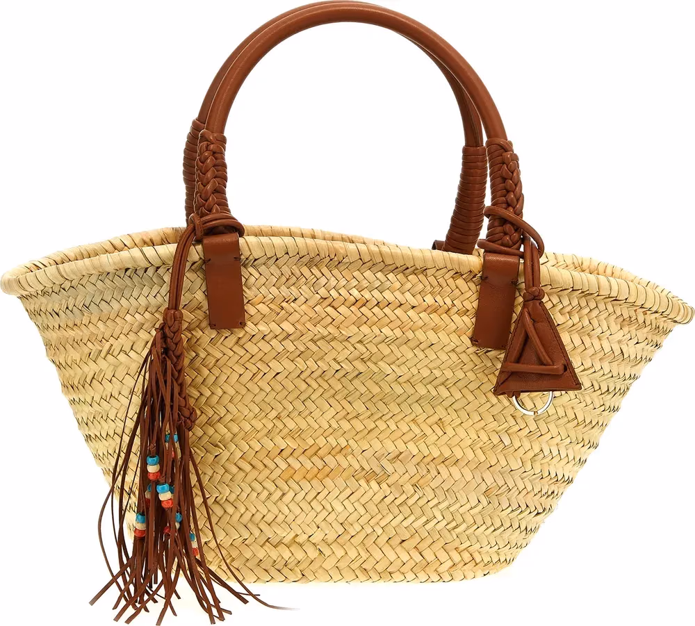 Alanui Brown Marabou Handbag