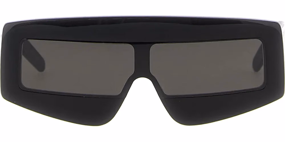 Rick Owens Black Acetate Sunglasses