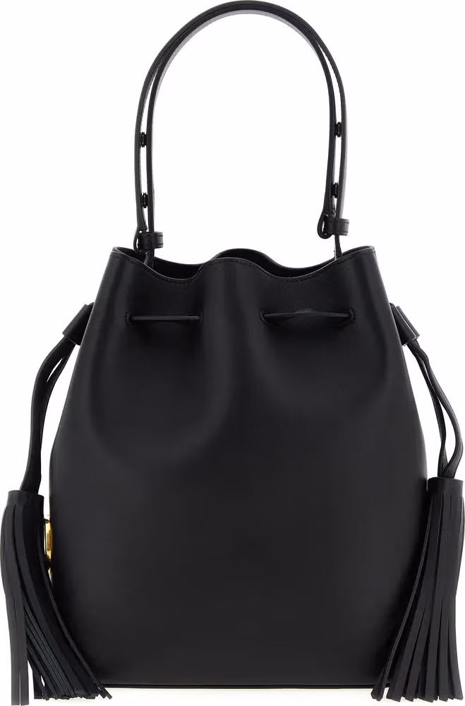 Valentino Garavani Black Calfskin Shoulder Bag