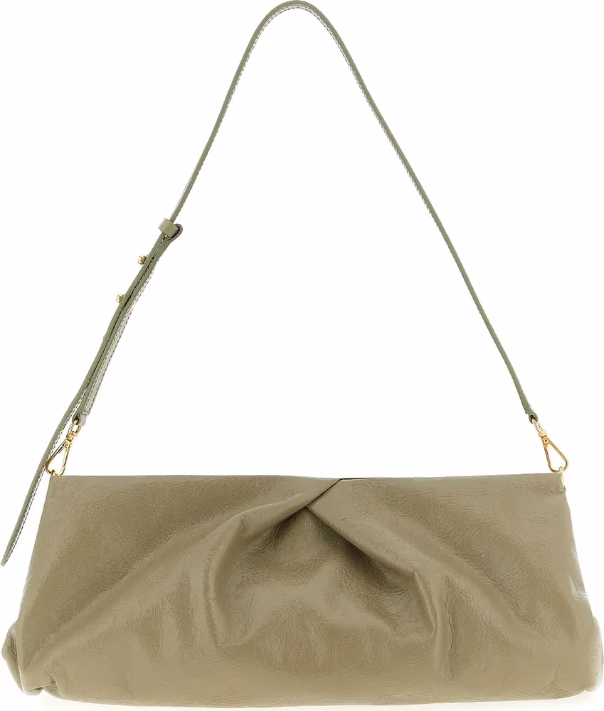 Dries Van Noten Bicolor Calfskin Clutch Bag