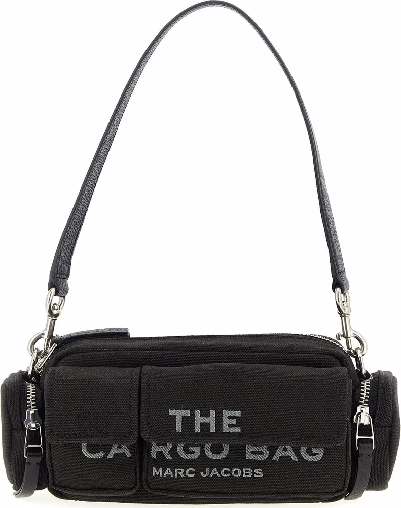 Marc Jacobs Black Cotton Shoulder Bag