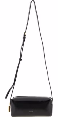 Black Calfskin Crossbody Bag