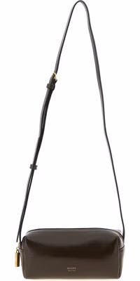 Brown Calfskin Crossbody Bag