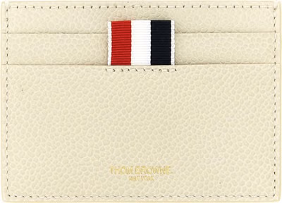 Beige Calfskin Cardholder