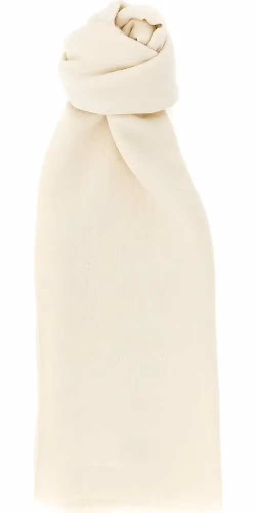 Max Mara Beige Wool Scarf