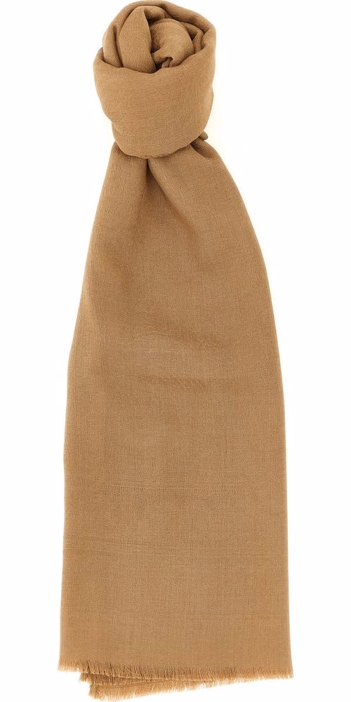 Max Mara Brown Wool Scarf