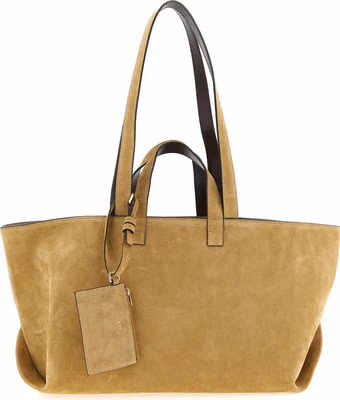 Brown Cowhide Tote Bag
