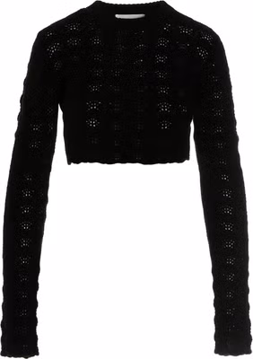 Black Wool Cardigan