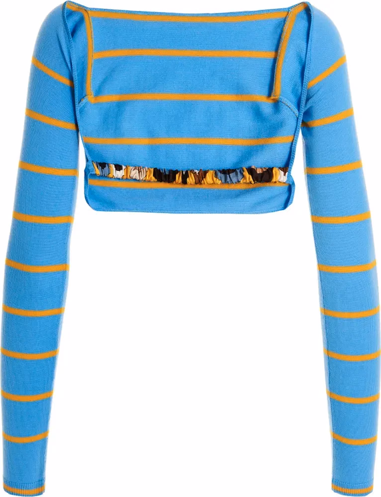Emilio Pucci Blue Wool Cardigan