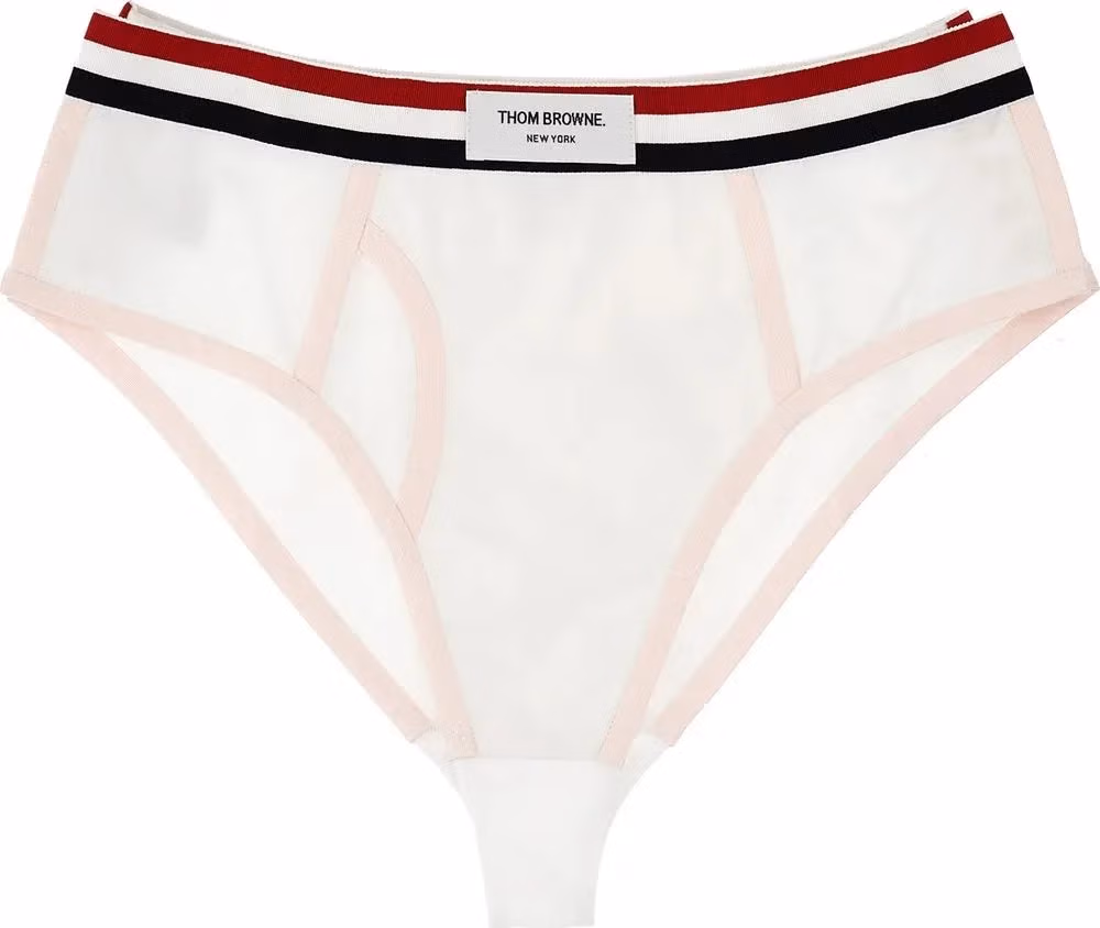 Thom Browne White Cotton Briefs