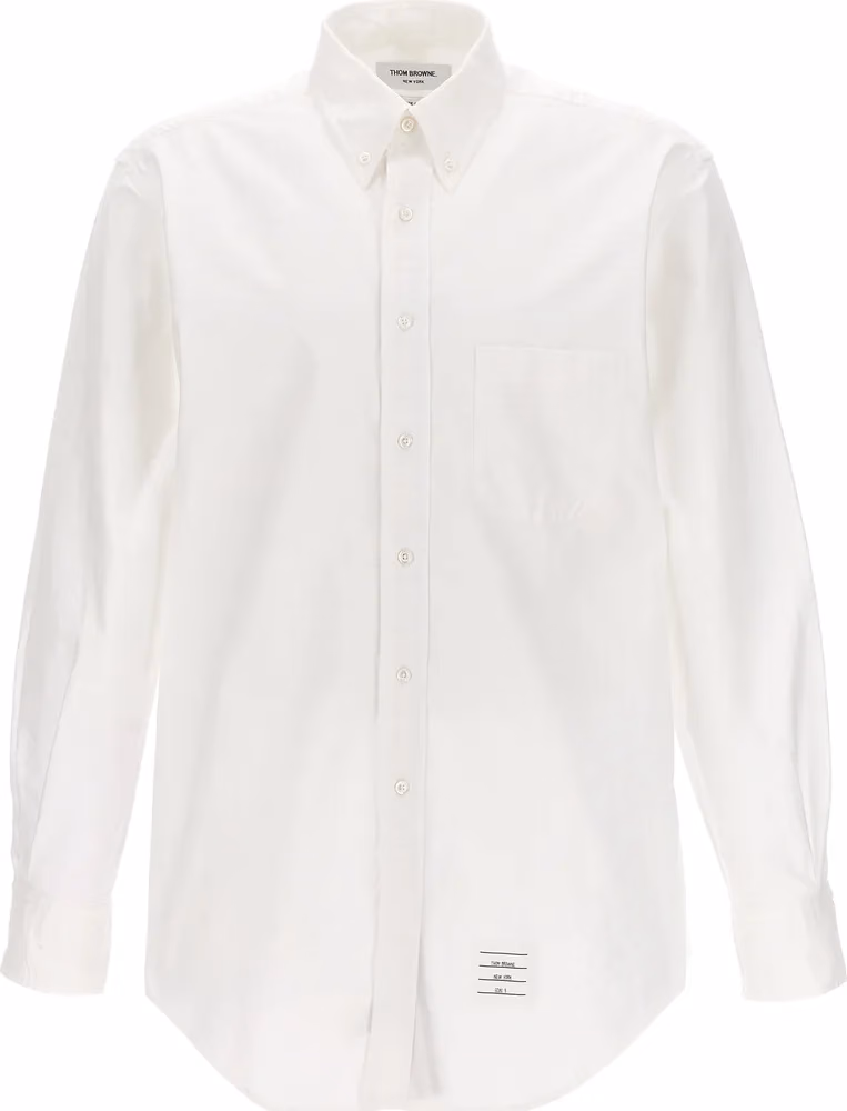 Thom Browne White Cotton Blouse