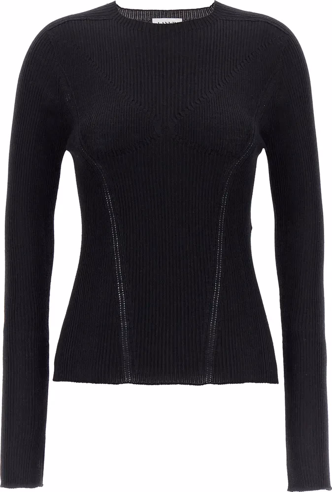 Lanvin Black Cashmere Cardigan