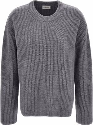 Gray Cashmere Cardigan