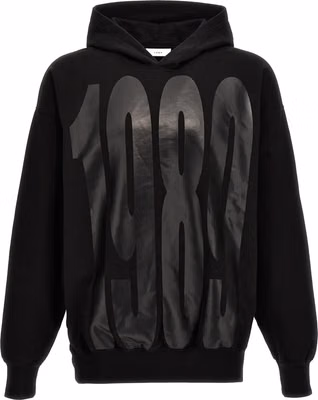 Black Cotton Sweatshirt