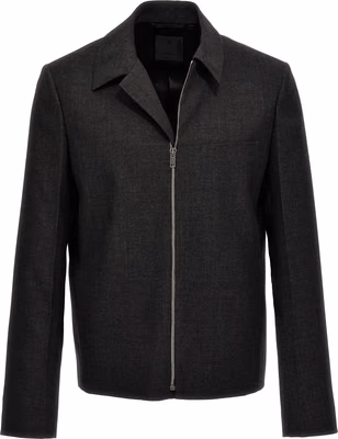 Gray Virgin Wool Jacket