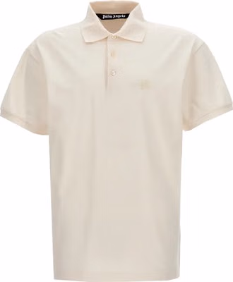 White Polyester Polo Shirt