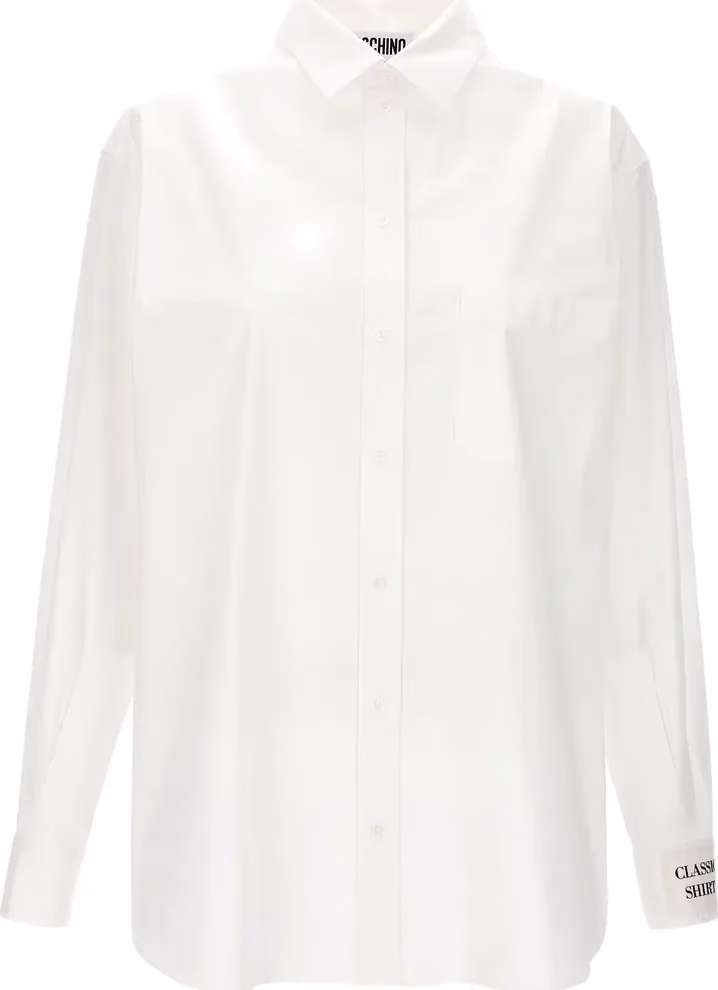 Moschino White Cotton Blouse