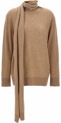 Beige Cashmere Cardigan