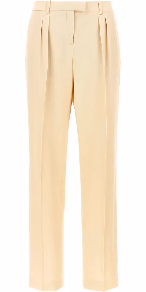 Tom Ford Beige Silk Dress Pants