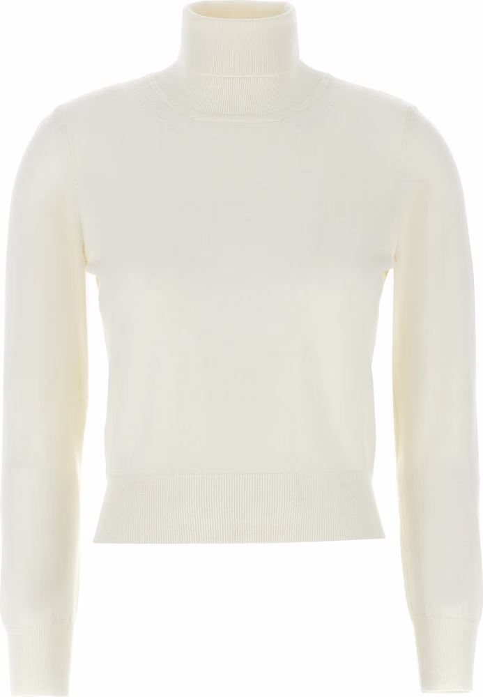 ANTONINO VALENTI White Merino Wool Cardigan