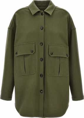 Bicolor Virgin Wool Blouse