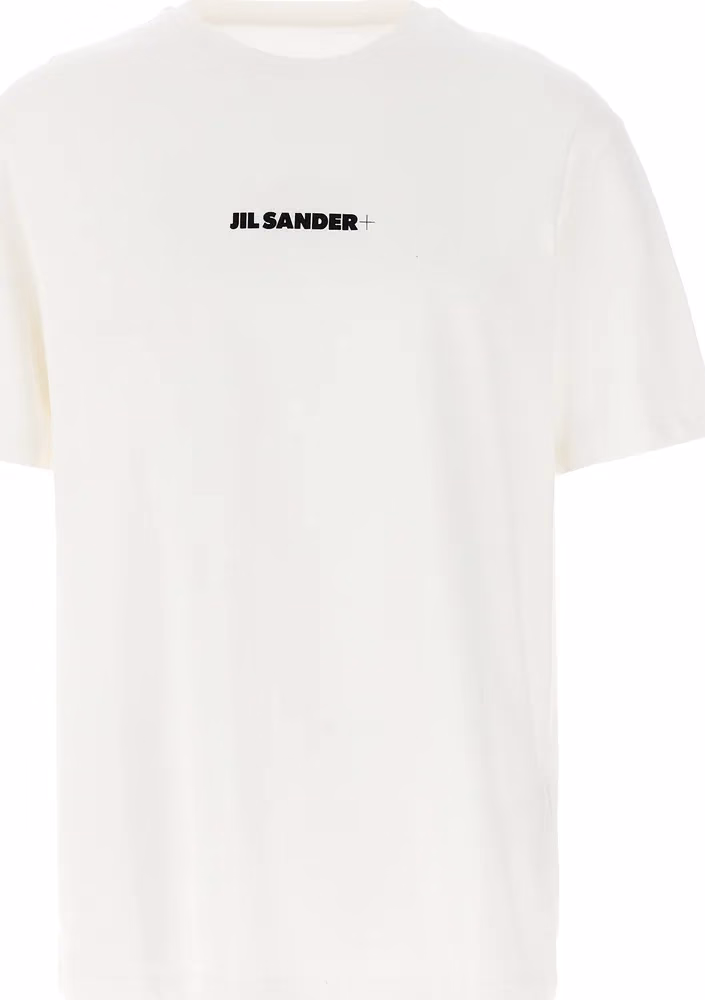 Jil Sander White Cotton T-Shirt
