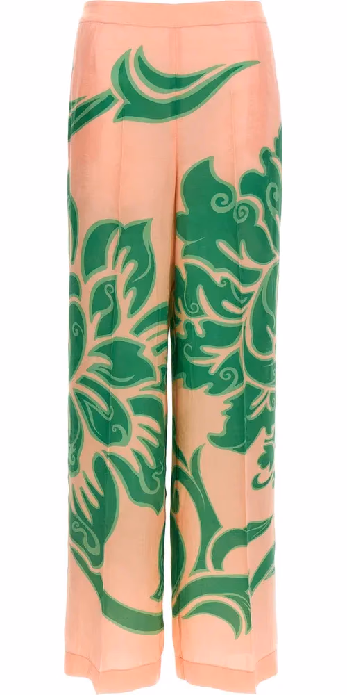 Etro Multicolor Viscose Casual Pants