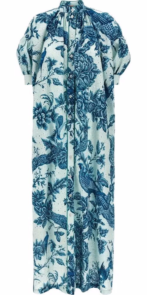 F.R.S. - FOR RESTLESS SLEEPERS Multicolor Cotton Long Dress