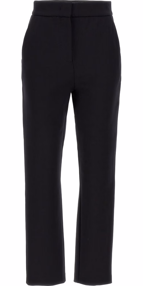 Max Mara Black Polyamide Casual Pants