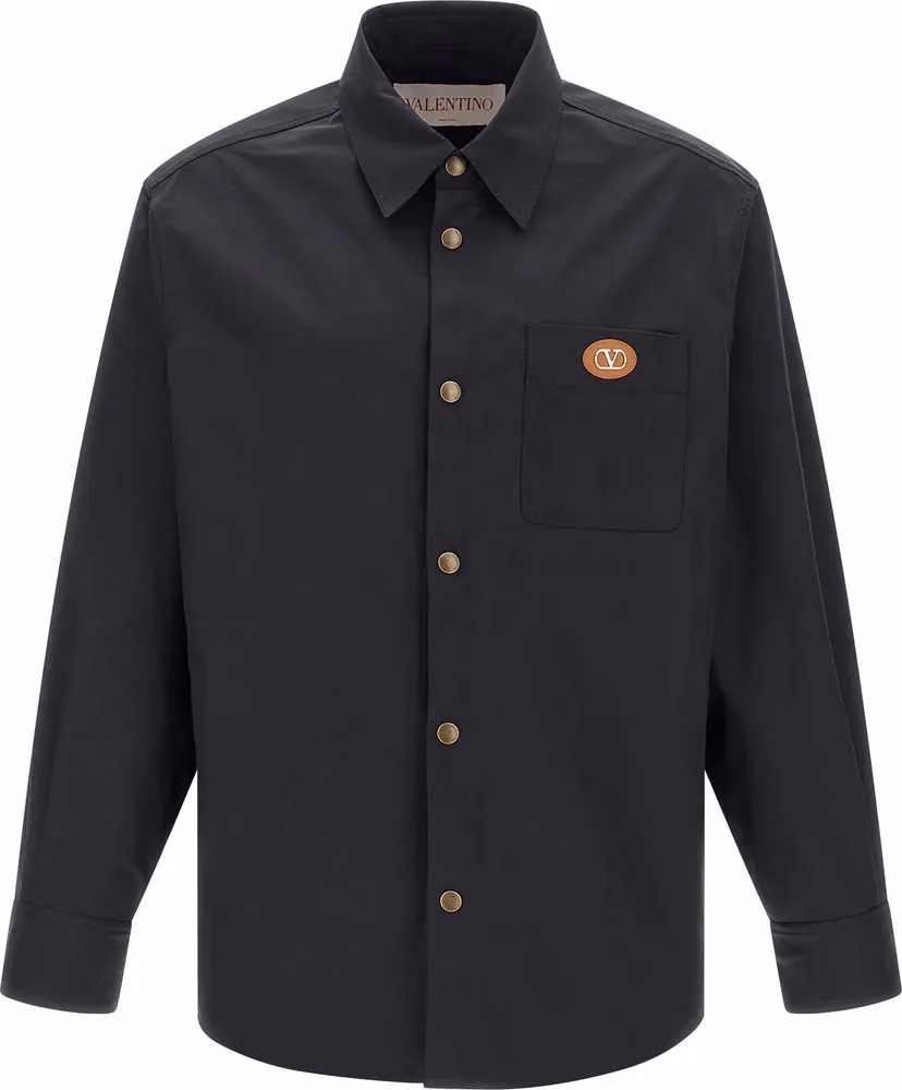 Valentino Garavani Blue Polyester Full-Length Jacket