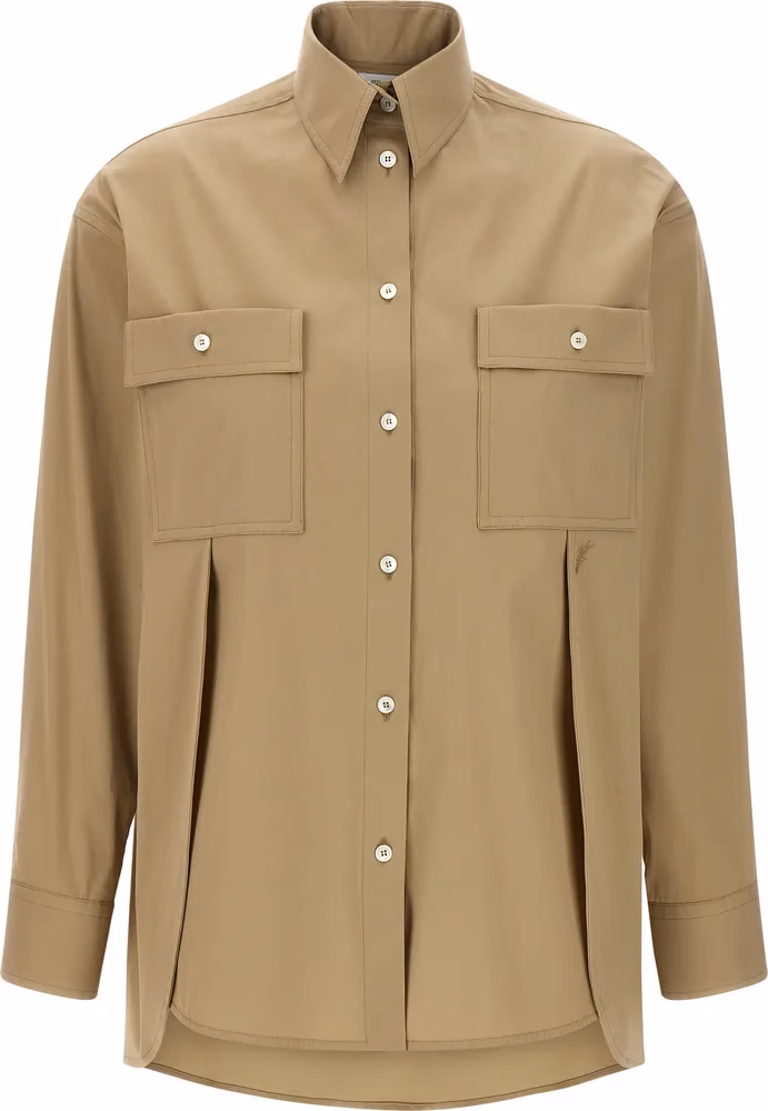 Ferragamo Beige Cotton Blouse