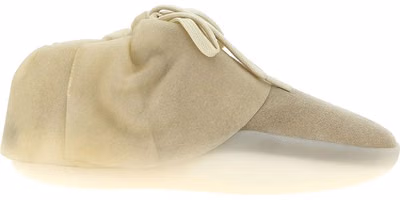 Beige Leather Sneakers