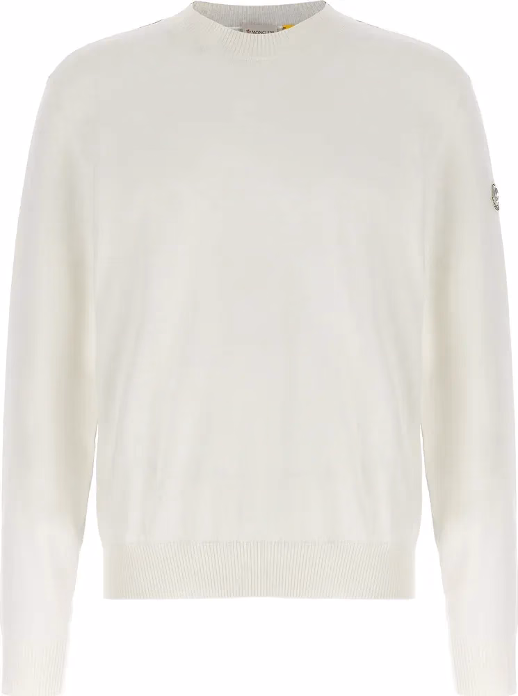 MONCLER GENIUS White Cotton Cardigan