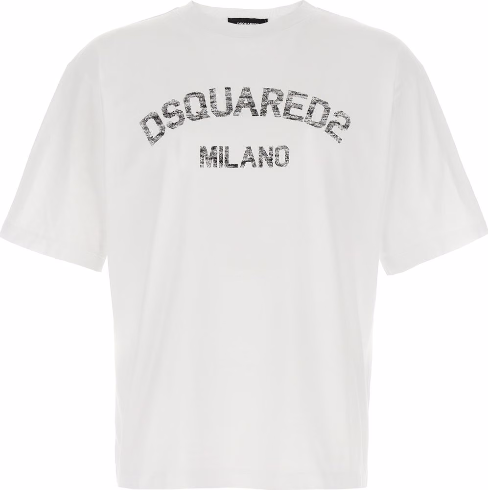 Dsquared² White Cotton T-Shirt