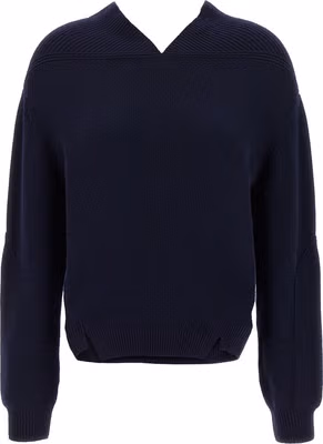 Blue Wool Cardigan