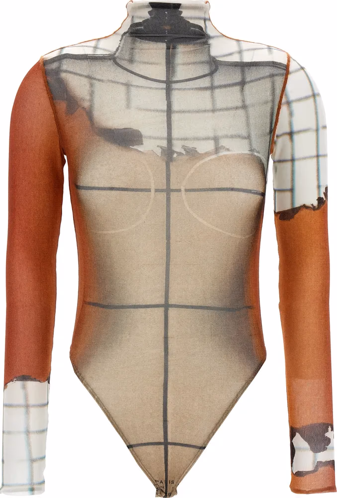 Jean Paul Gaultier Multicolor Polyamide Bodysuit