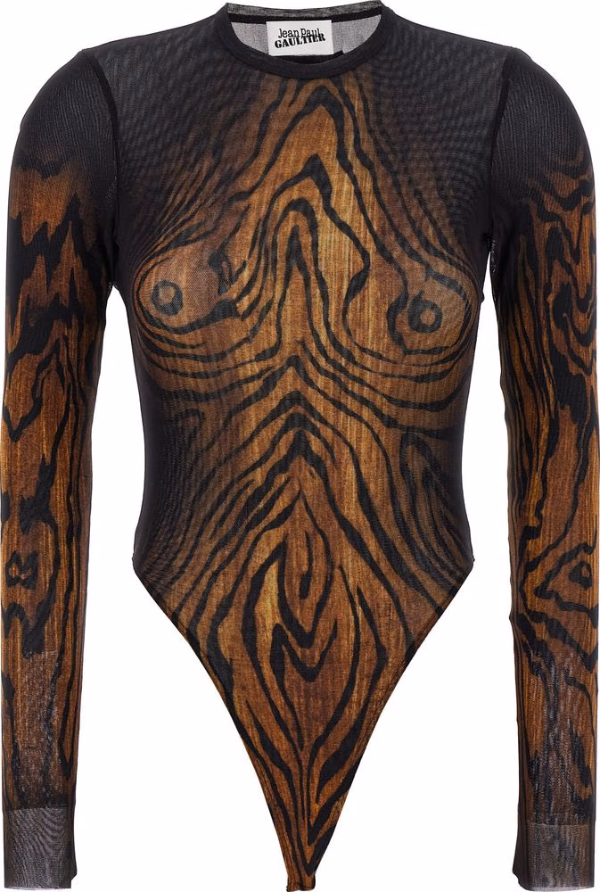 Jean Paul Gaultier Multicolor Polyamide Bodysuit