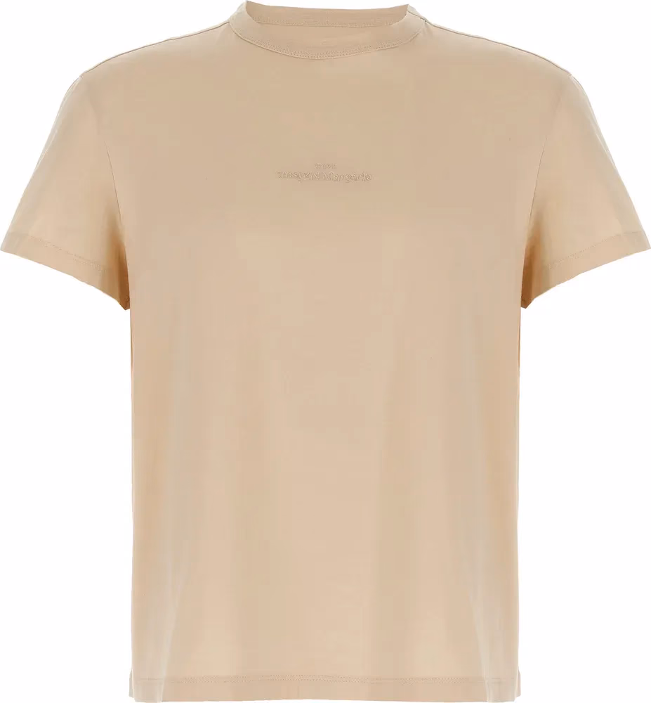 Maison Margiela Beige Cotton T-Shirt