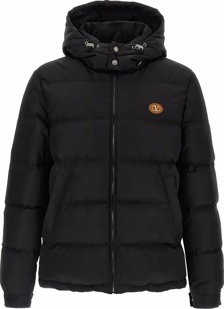 Valentino Garavani Black Polyamide Full-Length Jacket