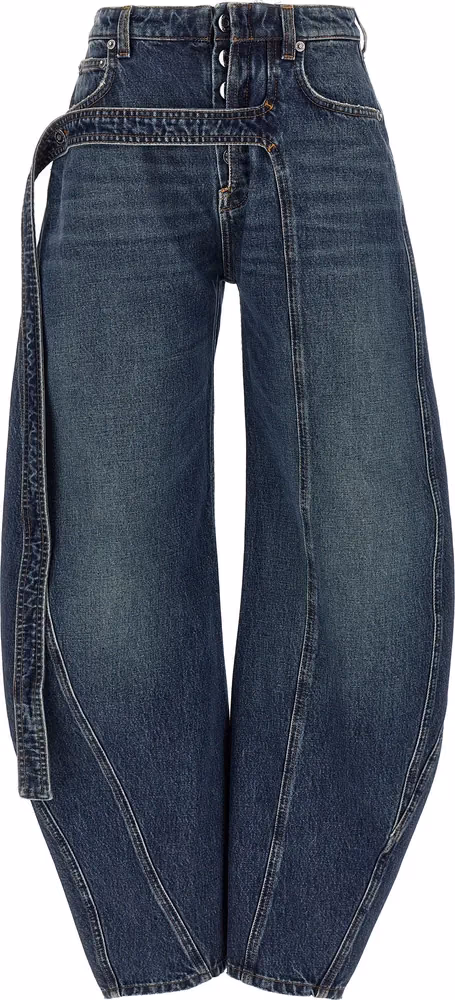 Jean Paul Gaultier Blue Cotton Jeans Denim