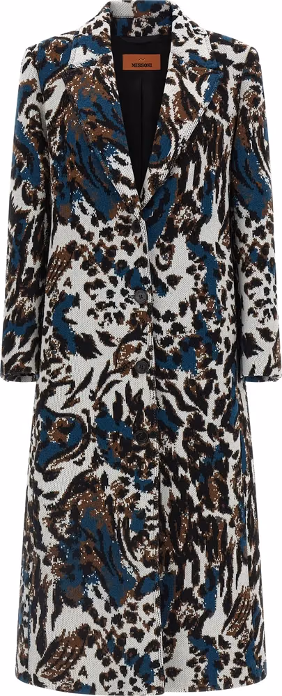 Missoni Multicolor Wool Coat